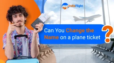 Change the name on a plane ticket